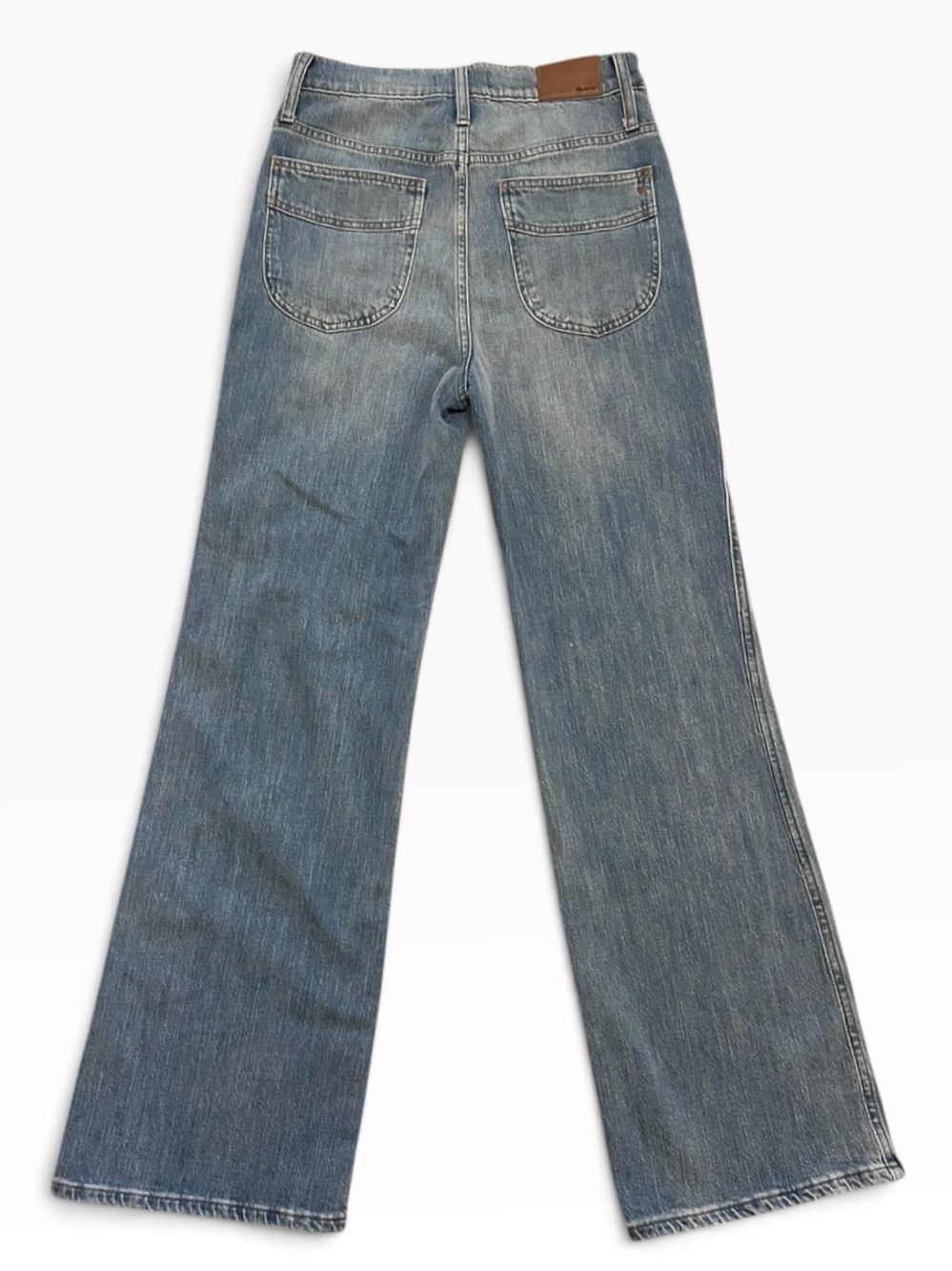 Madewell 11" High-Rise Flare Jeans in Classic Blue Wash — Size 30 NEW - Picture 5 of 6